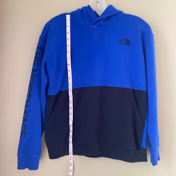 KIDS/BOYS NORTH FACE HOODIE SWEATSHIRT- SIZE LARGE - 14/16 - Picture 4 of 8